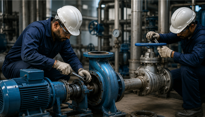 Repair & Maintenance of Pumps & Valves